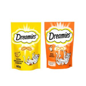 Dreamies Megatub Hühner-Leckerlis Für Katzen, 350 G – Weiche Snacks, Für Alle Lebensphasen