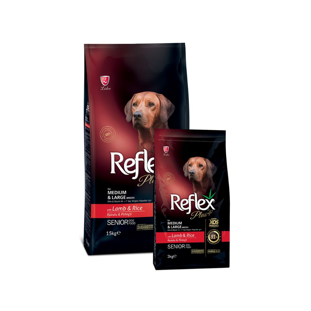 Reflex Plus Medium n Large Breeds Lamb and Rice Senior Dog Food