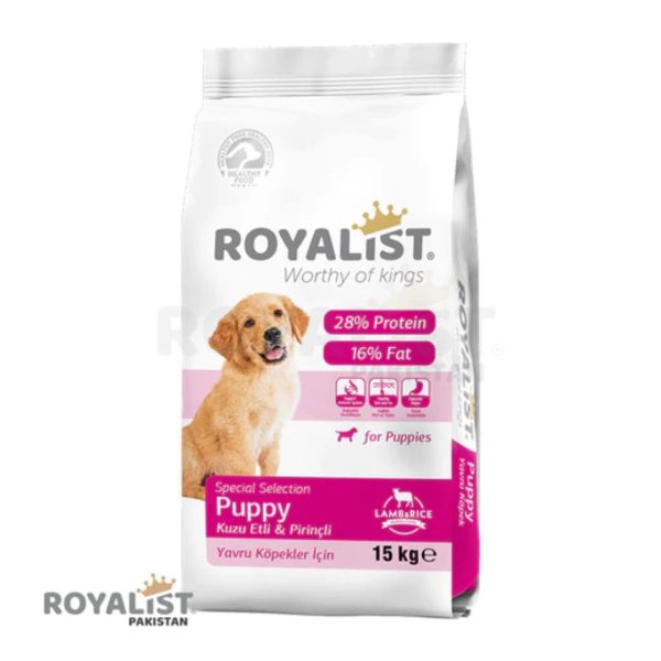 Royalist Puppy Dry Food Lamb And Rice Pakistan's 1 Quality Pet Food